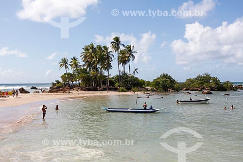  View of the Saudade Island - 2nd and 3nd Beachs  - Cairu city - Bahia state (BA) - Brazil