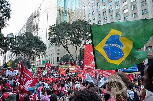  Manifestation in defense of the government of President Dilma Rousseff  - Rio de Janeiro city - Rio de Janeiro state (RJ) - Brazil