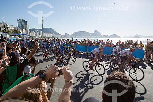  Ciclism competition - test event for the Olympic Games - Rio 2016 - Copacabana Beach waterfront  - Rio de Janeiro city - Rio de Janeiro state (RJ) - Brazil
