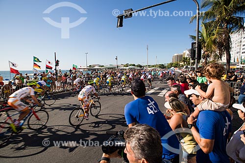  Ciclism competition - test event for the Olympic Games - Rio 2016 - Copacabana Beach waterfront  - Rio de Janeiro city - Rio de Janeiro state (RJ) - Brazil