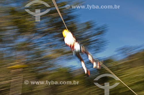  Young practicing canopy  - Bocaina de Minas city - Minas Gerais state (MG) - Brazil