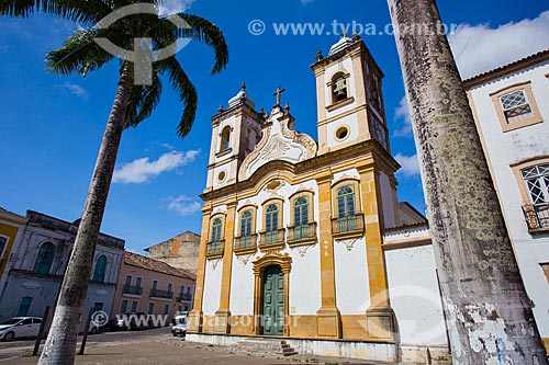  Facade of Nossa Senhora da Corrente Church or Lemos Church (1790)  - Penedo city - Alagoas state (AL) - Brazil