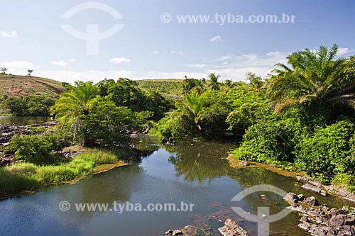  Real River, on the border between the states of Sergipe (right) and Bahia (left)  - Indiaroba city - Sergipe state (SE) - Brazil