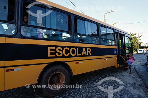  School bus  - Cairu city - Bahia state (BA) - Brazil