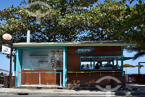  Pepe kiosk located in front of Pepe Beach - Stretch of Barra da Tijuca Beach  - Rio de Janeiro city - Rio de Janeiro state (RJ) - Brazil