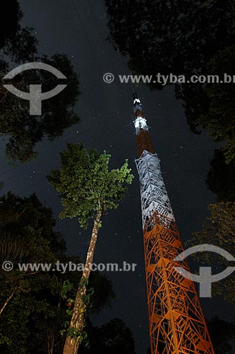 Atto tower (Amazon Tall Tower Observatory) - INPA Project (National Institute for Amazonian Research) together with the Max Planck Institute, Germany, and will be used to observe climate change in the region  - Sao Sebastiao do Uatuma city - Amazonas state (AM) - Brazil
