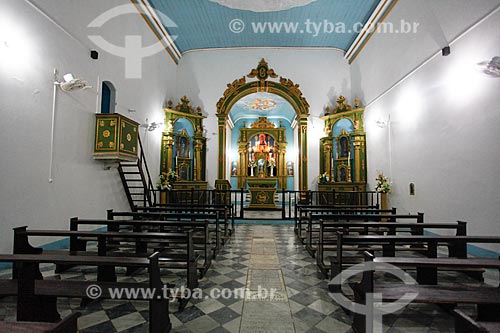  Interior of Nossa Senhora da Luz Church (1845) - Morro de Sao Paulo  - Cairu city - Bahia state (BA) - Brazil