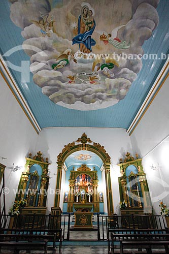  Interior of Nossa Senhora da Luz Church (1845) - Morro de Sao Paulo  - Cairu city - Bahia state (BA) - Brazil