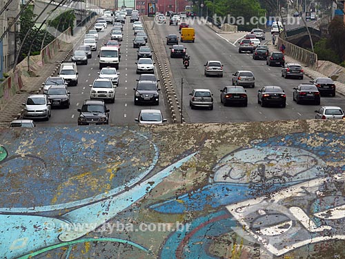  Traffic on Radial East / West  - Sao Paulo city - Sao Paulo state (SP) - Brazil