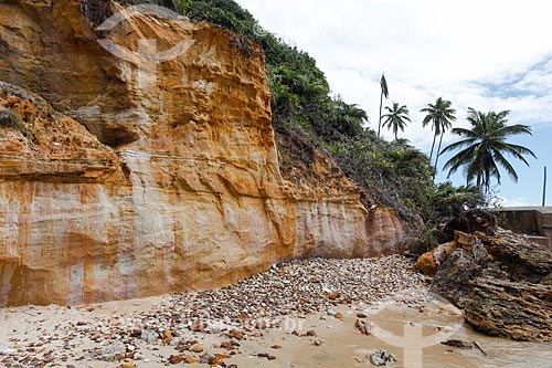  Cliff on Pedra do Facho Beach - Morro de Sao Paulo  - Cairu city - Bahia state (BA) - Brazil
