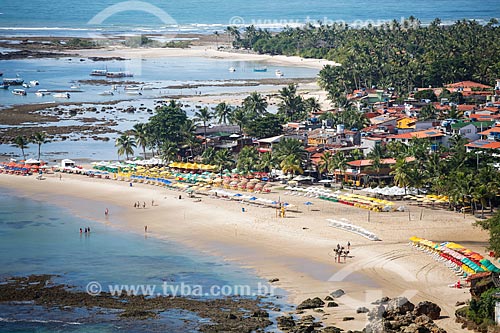  View of 2nd and 3nd Beachs from Mirante of Sao Paulo Hill  - Cairu city - Bahia state (BA) - Brazil
