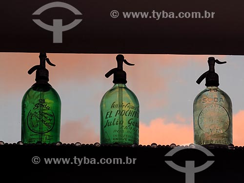  Old soda bottles used as decoration  - Rio de Janeiro city - Rio de Janeiro state (RJ) - Brazil