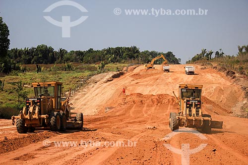  Construction site of Porto Velho Ring Road  - Porto Velho city - Rondonia state (RO) - Brazil