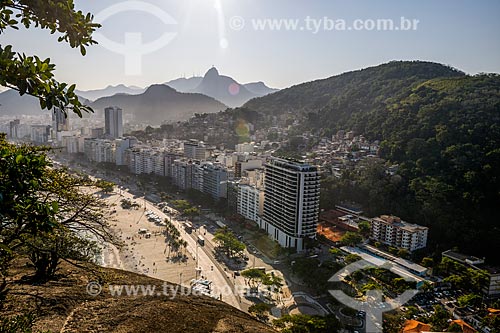  View of the Leme Beach from Duque de Caxias Fort - also known as Leme Fort  - Rio de Janeiro city - Rio de Janeiro state (RJ) - Brazil