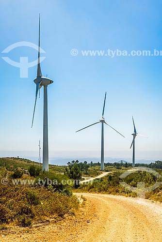  Wind Farm - Foia area - highest part of the region of Caldas de Monchique civil parish  - Monchique municipality - Faro district - Portugal