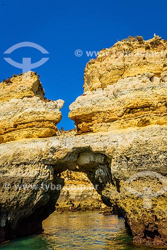  Cliffs as a arc on the banks of Lagos municipality waterfront  - Lagos municipality - Faro district - Portugal