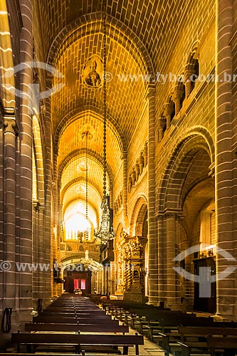  Inside of the Basilica Se of Nossa Senhora da Assuncao (1250)  - Evora municipality - Evora district - Portugal