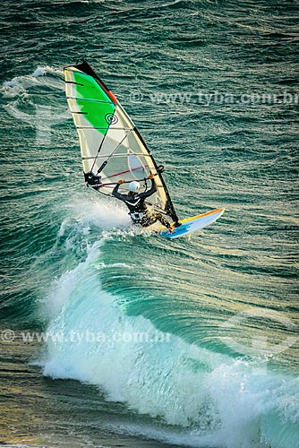  Practitioner of windsurf - Guincho Beach  - Cascais municipality - Cascais district - Portugal