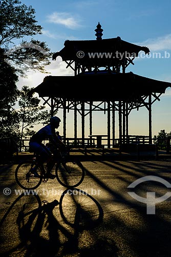  Cyclist - Vista Chinesa (Chinese View) - Tijuca National Park  - Rio de Janeiro city - Rio de Janeiro state (RJ) - Brazil
