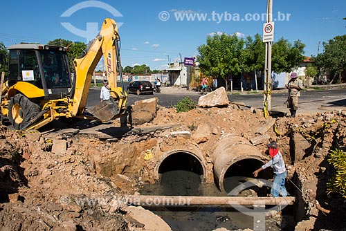  Sewer network repair  - Teresina city - Piaui state (PI) - Brazil