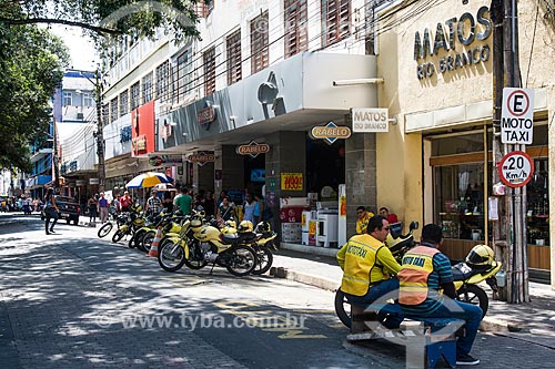 Motorcycle taxi station near to Rio Branco Baron Square  - Teresina city - Piaui state (PI) - Brazil