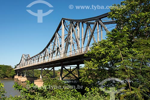  Joao Luis Ferreira Bridge - also known as Metal Bridge - over Parnaiba River - natural boundary between Piaui and Maranhao states  - Teresina city - Piaui state (PI) - Brazil