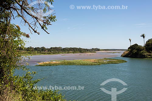 Encontro dos Rios Municipal Park - view of the meeting of waters of Poti River and Parnaiba River - in the background  - Teresina city - Piaui state (PI) - Brazil