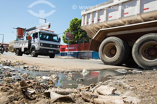  Open sewage - Angelim neighborhood  - Teresina city - Piaui state (PI) - Brazil