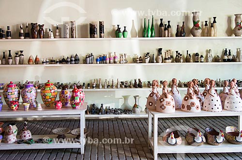  Inside of store of the Poti Velho Pole of the Handicraft Ceramic  - Teresina city - Piaui state (PI) - Brazil