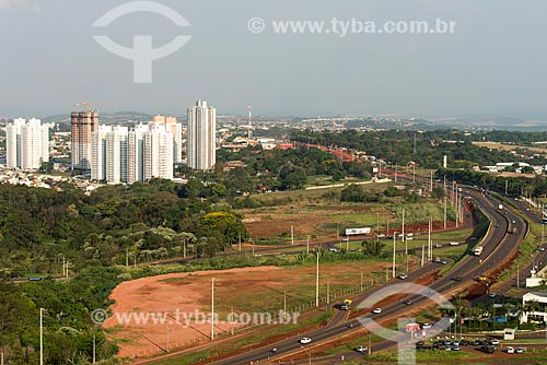  Snippet of PR-455 highway  - Londrina city - Parana state (PR) - Brazil