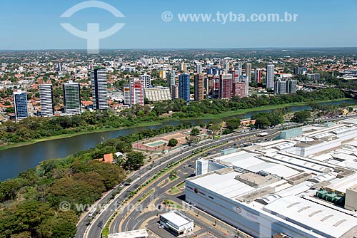  Aerial photo of the Potycabana Park near to Teresina Mall  - Teresina city - Piaui state (PI) - Brazil