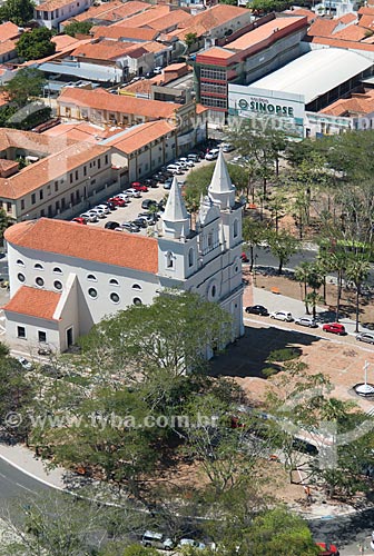  Aerial photo of the Sao Benedito Church (1886)  - Teresina city - Piaui state (PI) - Brazil
