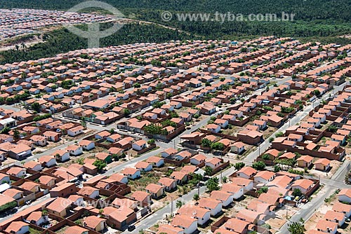  Aerial photo of the Jacinta Andrade Residential Set - greatest enterprise of Minha Casa Minha Vida program  - Teresina city - Piaui state (PI) - Brazil