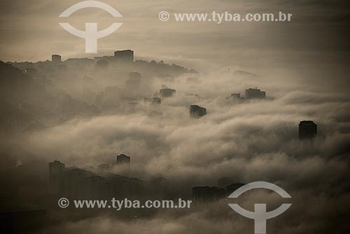  View of fog dawn - Ipanema neighborhood  - Rio de Janeiro city - Rio de Janeiro state (RJ) - Brazil