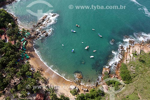  Aerial photo of the Calhetas Beach - Armando de Holanda Cavalcanti Metropolitan Park  - Cabo de Santo Agostinho city - Pernambuco state (PE) - Brazil