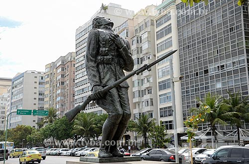  Monument to Dezoito do Forte - homage to Antonio de Siqueira Campos, killed at revolt military known as Eighteen from Fort in July 1922  - Rio de Janeiro city - Rio de Janeiro state (RJ) - Brazil