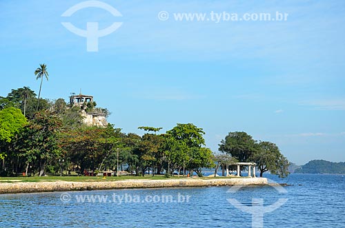  View of the Mirante of Boa Vista and the bandstand of Darke de Mattos Park - Paqueta Island  - Rio de Janeiro city - Rio de Janeiro state (RJ) - Brazil