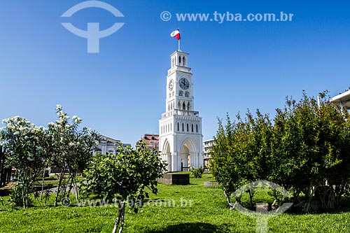  Torre del Reloj (Clock Tower) - 1878 - Plaza Arturo Prat (Arturo Prat Square) - built when Iquique belonged to the Peruvian territory  - Iquique city - Iquique Province - Chile