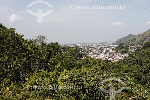  View of Realengo neighborhood from Barata Mountain Range - Pedra Branca State Park  - Rio de Janeiro city - Rio de Janeiro state (RJ) - Brazil