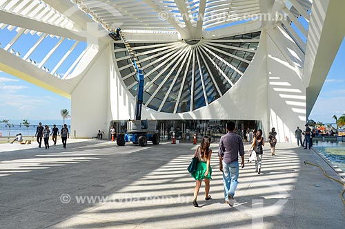  Entrance of the Amanha Museum (Museum of Tomorrow)  - Rio de Janeiro city - Rio de Janeiro state (RJ) - Brazil