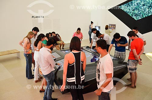  Society, Planet and Human interactive tables - with games that invite the visitor to think about our lives in 50 years - Amanha Museum (Museum of Tomorrow)  - Rio de Janeiro city - Rio de Janeiro state (RJ) - Brazil