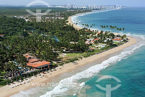  General view of Cupe Beach waterfront  - Ipojuca city - Pernambuco state (PE) - Brazil