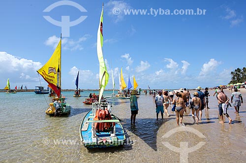  Rafts - Porto de Galinhas Beach  - Ipojuca city - Pernambuco state (PE) - Brazil