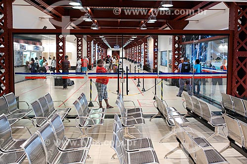  Inside of the passenger terminal of Belem Port  - Belem city - Para state (PA) - Brazil