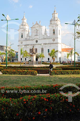  View of the Metropolitan Cathedral of Belem (1771) from Dom Frei Caetano Brandao Square  - Belem city - Para state (PA) - Brazil