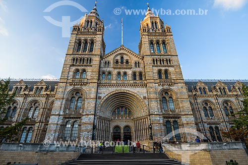  Facade of the The Natural History Museum (1881)  - London - Greater London - England