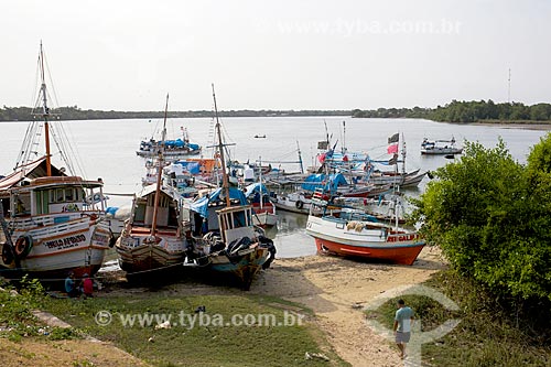  Berthed boats - Marajo Island  - Soure city - Para state (PA) - Brazil