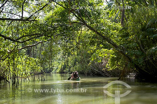  Canoe - Igarape dos Limoes  - Soure city - Para state (PA) - Brazil