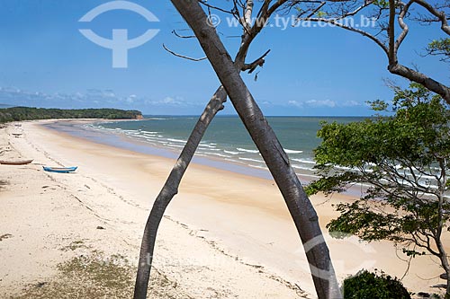  View of Joanes Beach waterfront  - Salvaterra city - Para state (PA) - Brazil