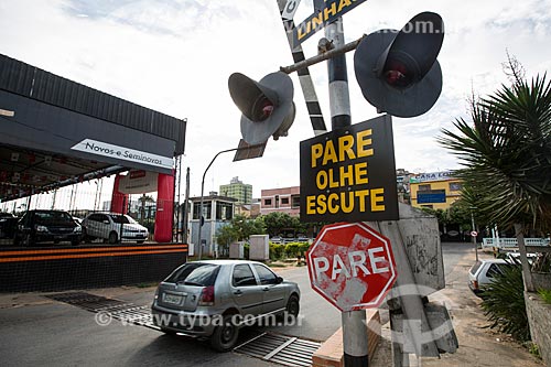  Railroad crossing - Paraiba do Sul city  - Paraiba do Sul city - Rio de Janeiro state (RJ) - Brazil